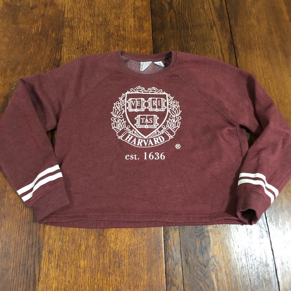 Harvard Crop Sweatshirt - Picture 3 of 5